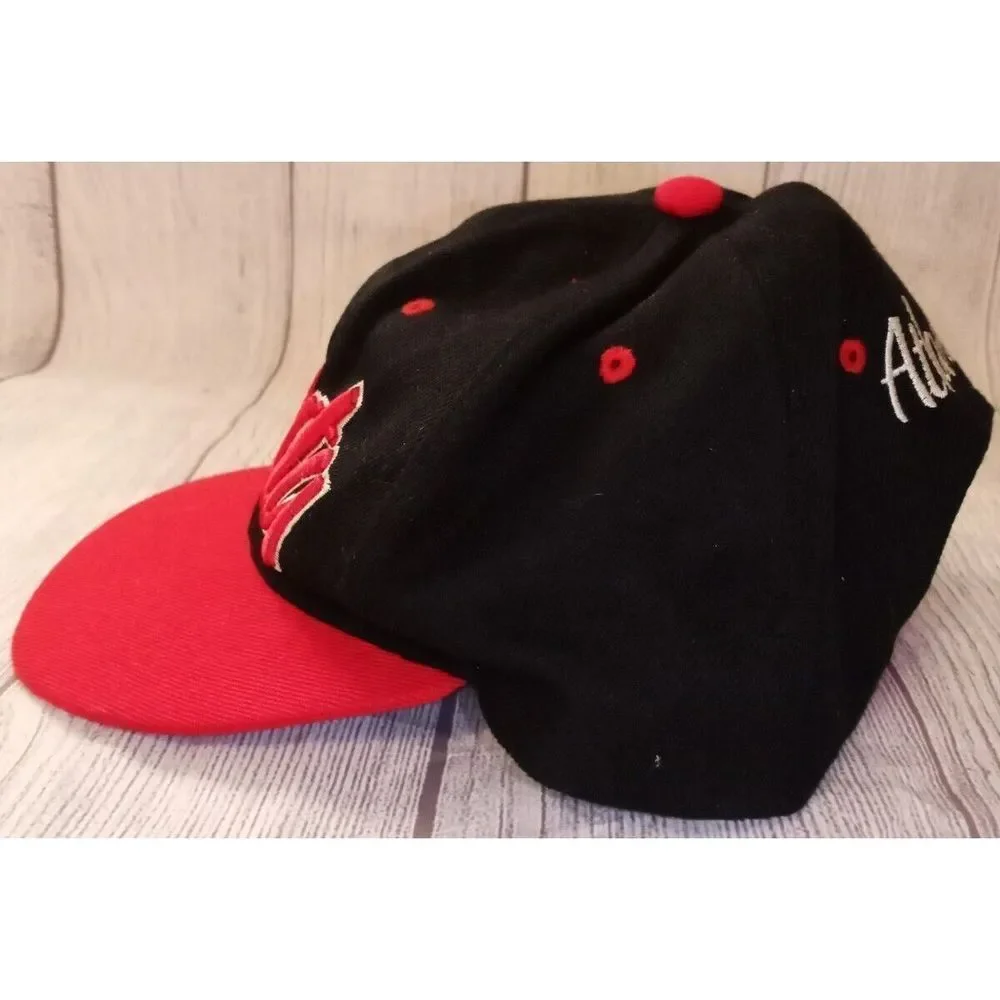 Atlanta, Georgia Embroidered Snapback Cap/Hat Red/Black One Size Destination ATL